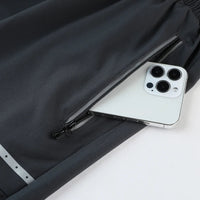 Trainingsshorts Herren | Slim Fit | Reißverschlusstaschen | leicht | dehnbar | kurz-Luzern Mode