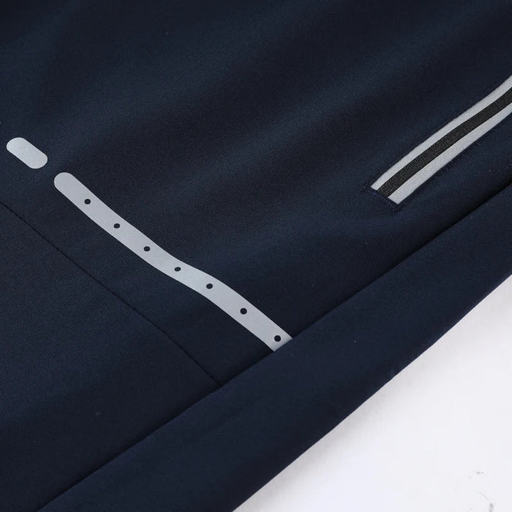 Trainingsshorts Herren | Slim Fit | Reißverschlusstaschen | leicht | dehnbar | kurz-Luzern Mode