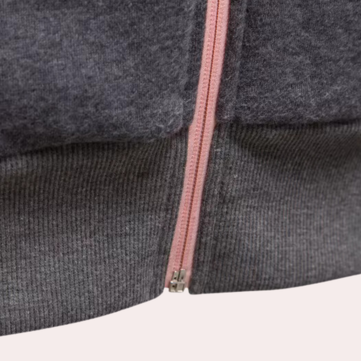 Damen Hoodie mit Kapuze und Kontrastdesign für Herbst/Winter-Luzern Mode
