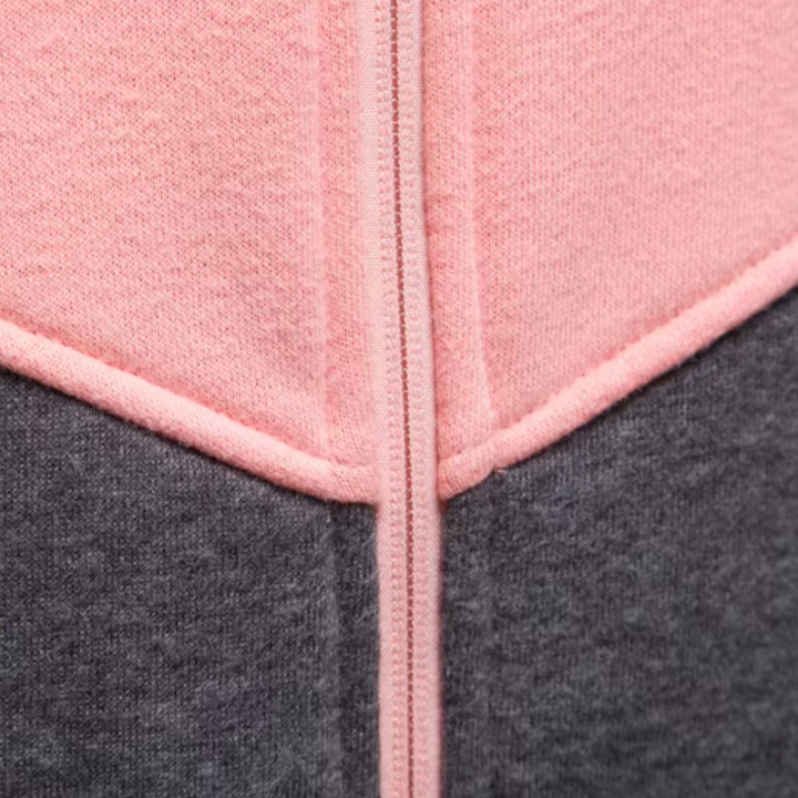 Damen Hoodie mit Kapuze und Kontrastdesign für Herbst/Winter-Luzern Mode