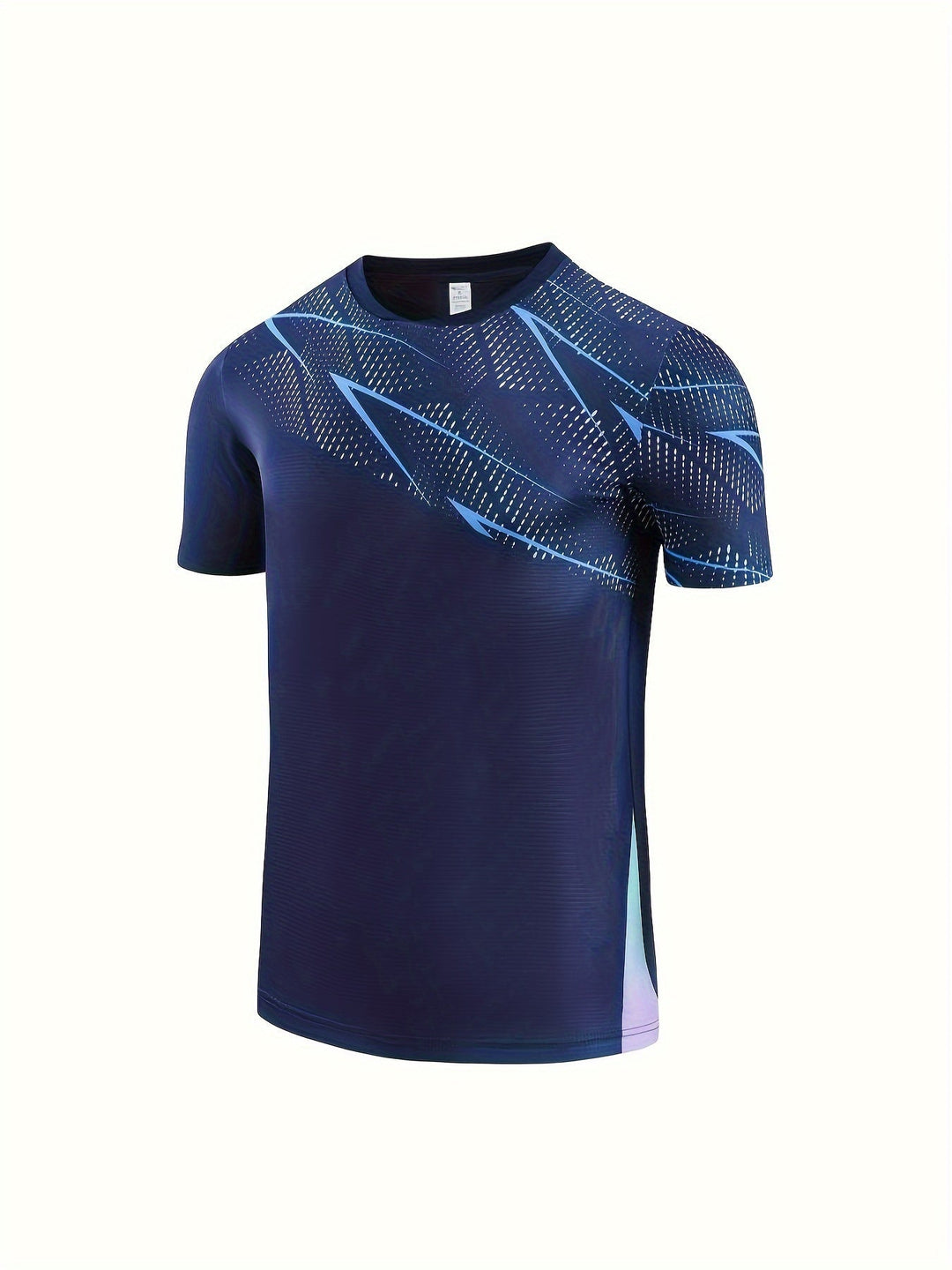 Herren Sportshirt 1+1 GRATIS | atmungsaktiv Sommer T-Shirt | Training Freizeit-Navy Blau-S(46)-Luzern Mode