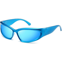 Herren Sport Sonnenbrille UV400 Schutz für Outdoor-Aktivitäten-Blau-Luzern Mode