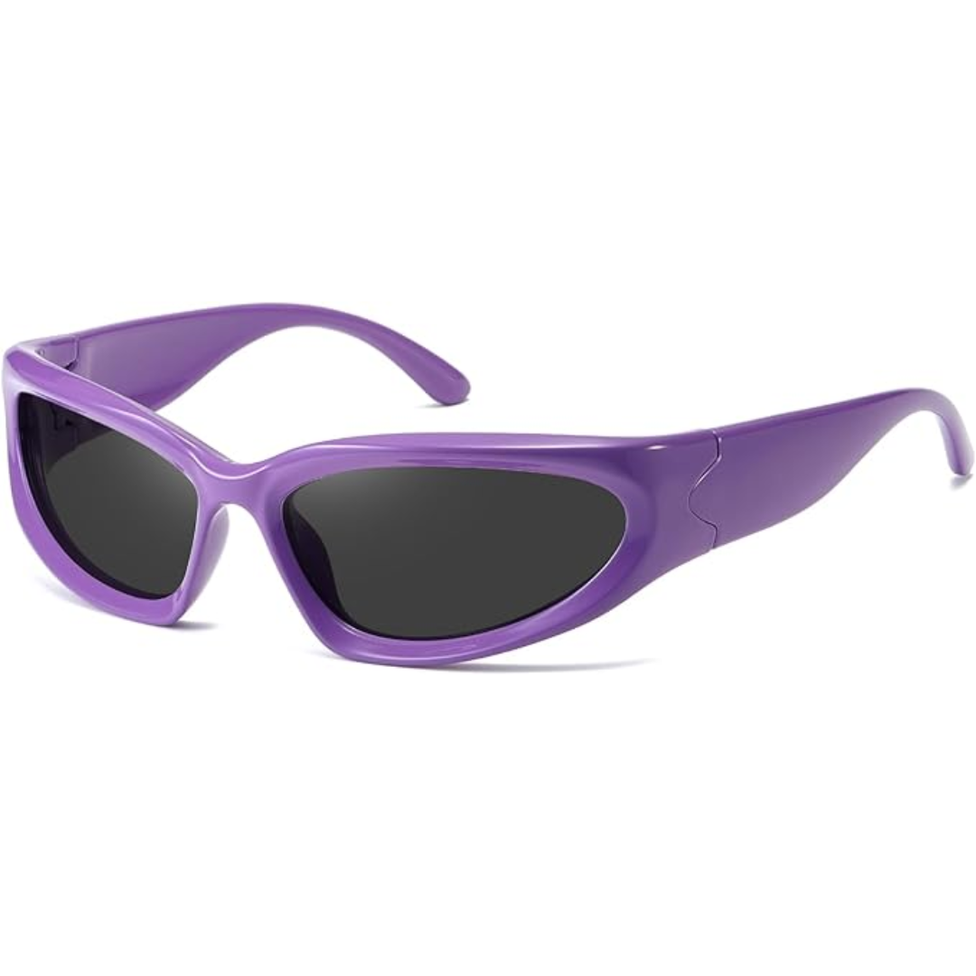 Herren Sport Sonnenbrille UV400 Schutz für Outdoor-Aktivitäten-Lila-Luzern Mode