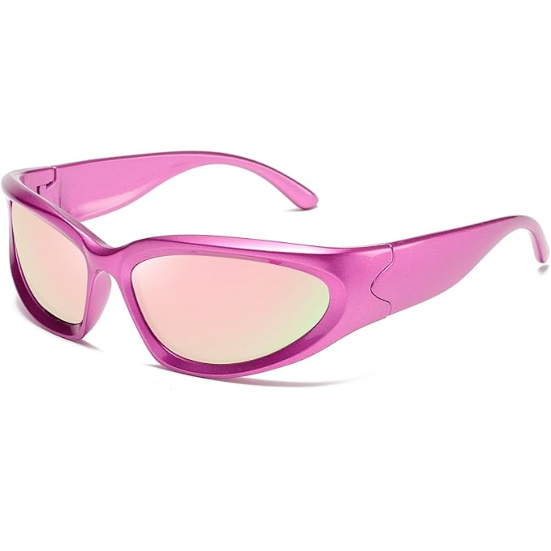 Herren Sport Sonnenbrille UV400 Schutz für Outdoor-Aktivitäten-Rosa-Luzern Mode