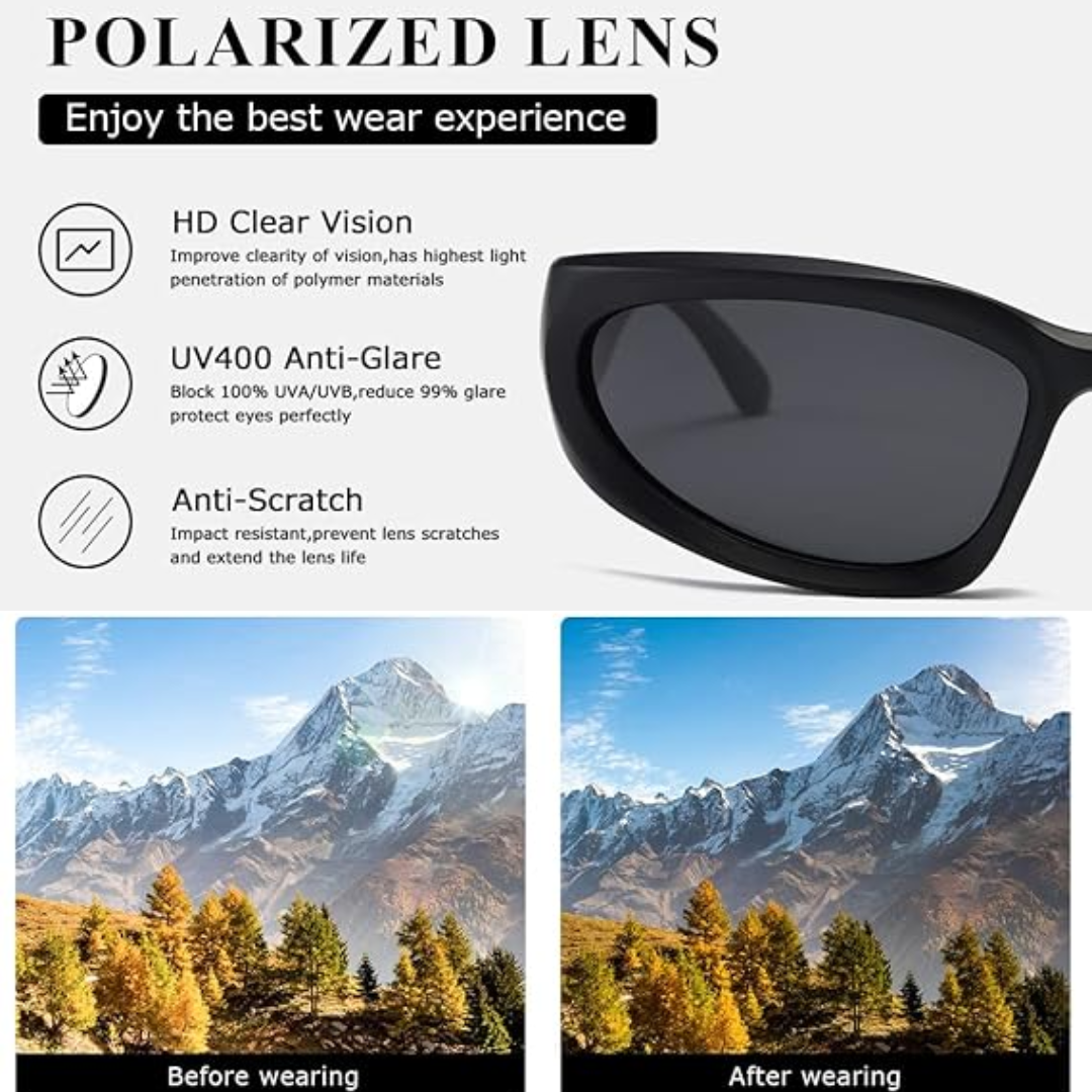 Herren Sport Sonnenbrille UV400 Schutz für Outdoor-Aktivitäten-Luzern Mode