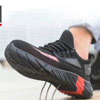 Herren Arbeitsschuhe | Sneaker | Stahlkappe | Leder | Robust | Sicher-Luzern Mode