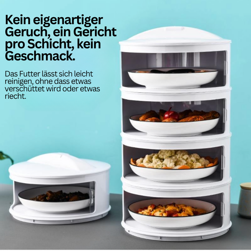 Lebensmittelbehälter | Stapelbar Kunststoff Langlebig Stilvoll Staubdicht-Luzern Mode