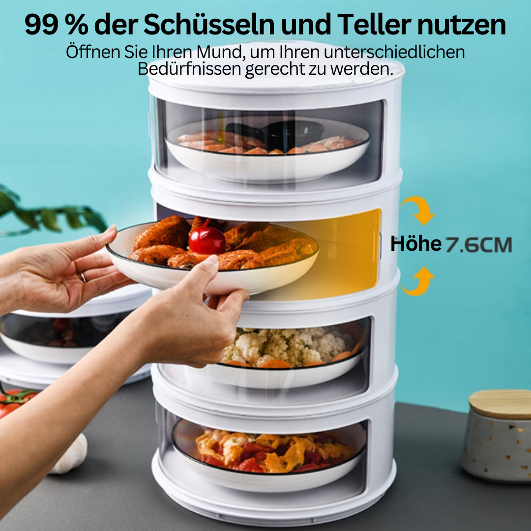 Lebensmittelbehälter | Stapelbar Kunststoff Langlebig Stilvoll Staubdicht-Luzern Mode