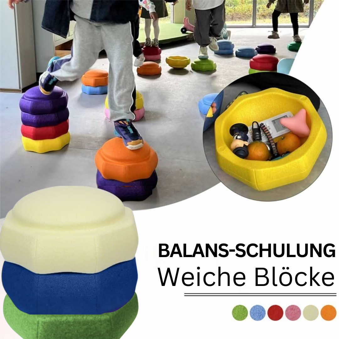 Trittsteine | Stapelbar Stabil Langlebig Interaktiv Bunt Vielseitig-Luzern Mode