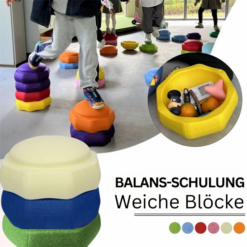 Trittsteine | Stapelbar Stabil Langlebig Interaktiv Bunt Vielseitig-Luzern Mode