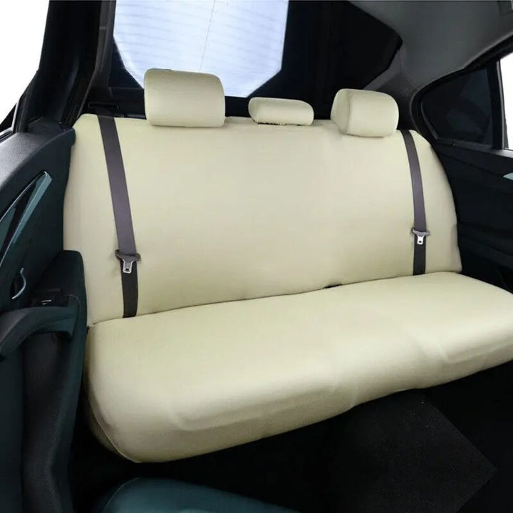 Rückbankbezug | Auto Schützend Langlebig Universell Wasserdicht-Beige-Luzern Mode