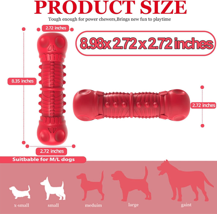 Hunde Kau-Spielzeug | Langlebiges Robustes Gummi Interaktiv Quieker-Luzern Mode