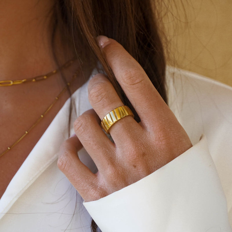 Ring für Damen | Statement | Gold | Silber | Zeitlos | Stilvoll-6-Goud-Luzern Mode