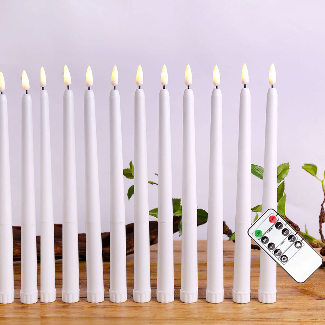 LED Kerzen | Stehend | Sicher | Flammenlos | Fernbedienung | Sparsam-10-Luzern Mode