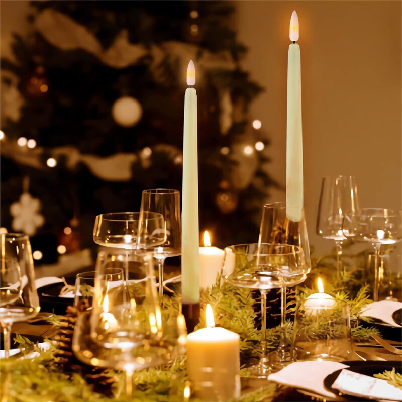 LED Kerzen | Stehend | Sicher | Flammenlos | Fernbedienung | Sparsam-Luzern Mode