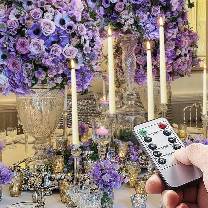 LED Kerzen | Stehend | Sicher | Flammenlos | Fernbedienung | Sparsam-Luzern Mode