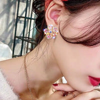 Ohrringe für Damen | Mehrfarbig | Sterling Silber | Zirkonia | Stilvoll | Luxuscc-Luzern Mode