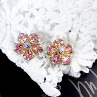 Ohrringe für Damen | Mehrfarbig | Sterling Silber | Zirkonia | Stilvoll | Luxuscc-Luzern Mode