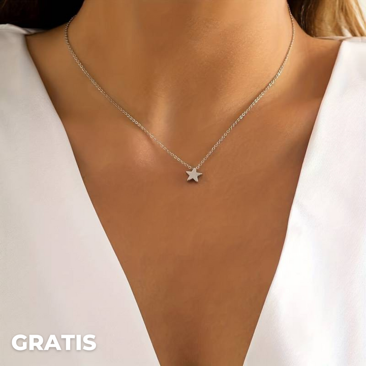 Kette mit Anhänger | Stern Glück Silber Gold Stilvoll Vielseitig-Zilber-Luzern Mode