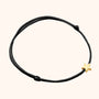 Sternenarmband | Farbige Nylon Silber Vergoldet Stilvoll Vielseitig-Schwarz-Gold-Luzern Mode