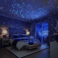 Sternenhimmel Projektor Lampe | Lichtshow | Stimmungsvolles Licht | Drehfunktion-Luzern Mode