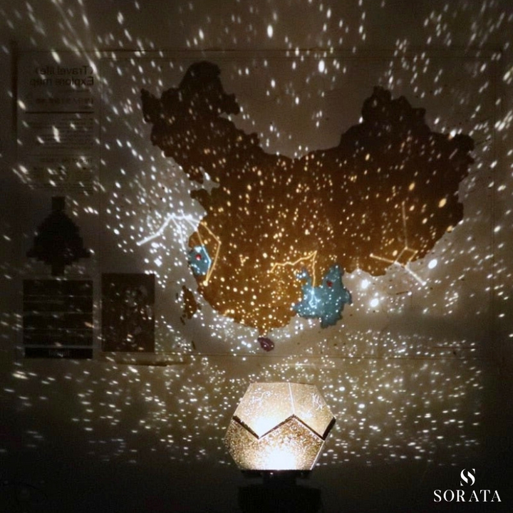 Sternenhimmel Projektor Lampe | Lichtshow | Stimmungsvolles Licht | Drehfunktion-Luzern Mode