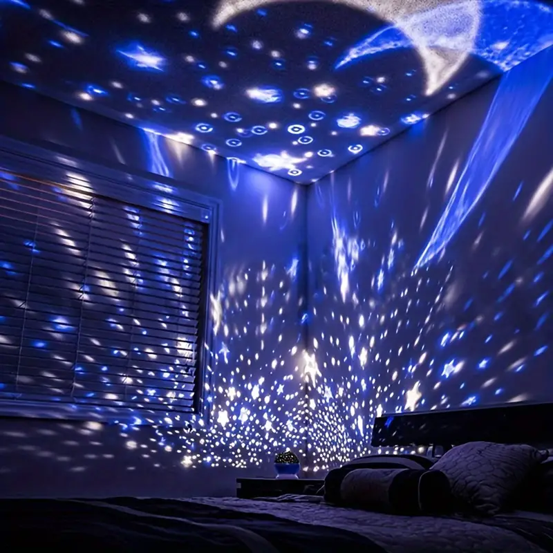 Nachtlampe | Sternenprojektor Beleuchtung Beruhigend Kinder-Luzern Mode