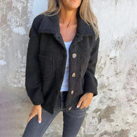 Damenjacke aus weichem Teddy-Material – Marisol