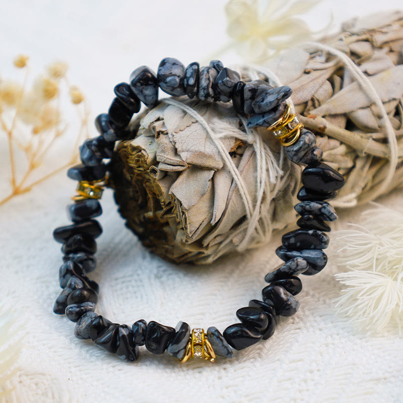 Armband für Damen | Stilvoll | Naturstein | Kristallperlen-Luzern Mode