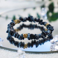 Armband für Damen | Stilvoll | Naturstein | Kristallperlen-Luzern Mode
