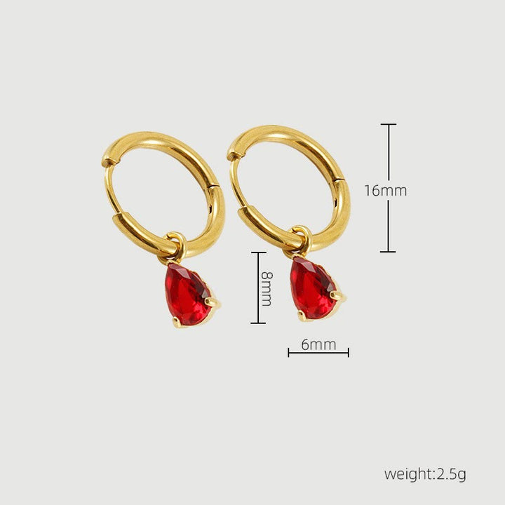 Schmuckset für Damen | Halskette | Ohrringe | Stilvoll | Gold-Luzern Mode