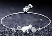 Armband für Katzenliebhaber | Stilvoll | Verstellbar | Geschenkidee | Eleganz-Luzern Mode