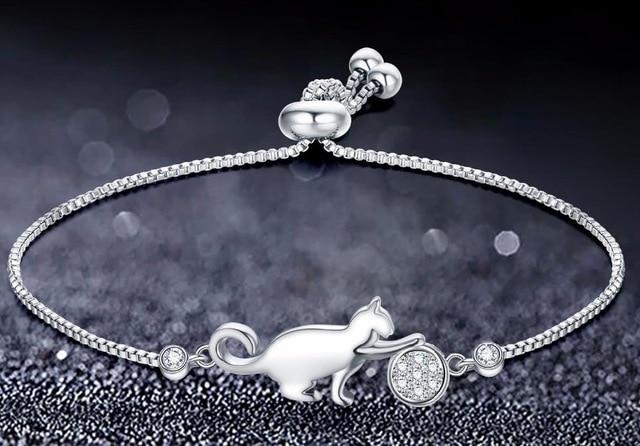 Armband für Katzenliebhaber | Stilvoll | Verstellbar | Geschenkidee | Eleganz-Luzern Mode