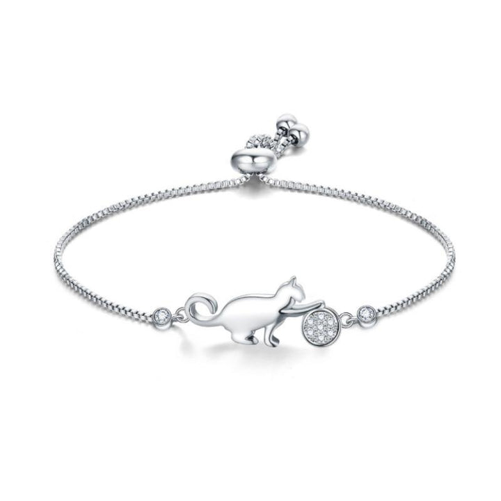 Armband für Katzenliebhaber | Stilvoll | Verstellbar | Geschenkidee | Eleganz-Luzern Mode