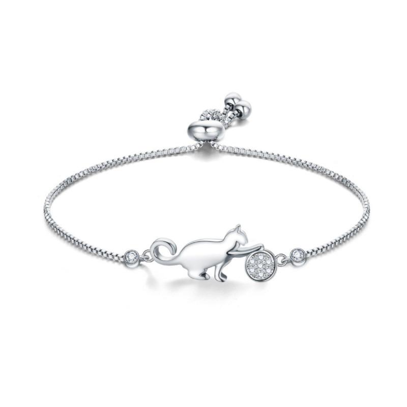 Armband für Katzenliebhaber | Stilvoll | Verstellbar | Geschenkidee | Eleganz-Luzern Mode