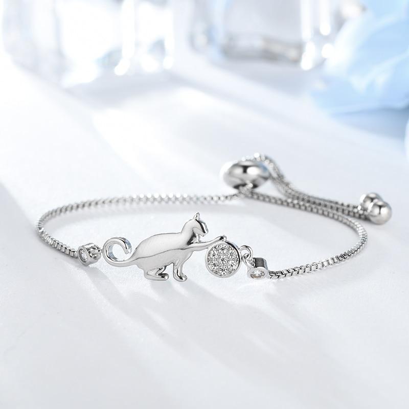 Armband für Katzenliebhaber | Stilvoll | Verstellbar | Geschenkidee | Eleganz-Luzern Mode