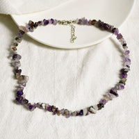Halskette für Damen | Kristalle | Naturstein | Stilvoll-Amethyst-Luzern Mode