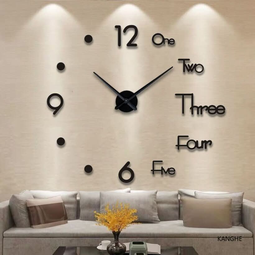 Wanduhr | 3D Acryl Stilvoll DIY Langlebig Vielseitig Einzigartig Geschenk-Variante 11-Klein (40cm)-Luzern Mode