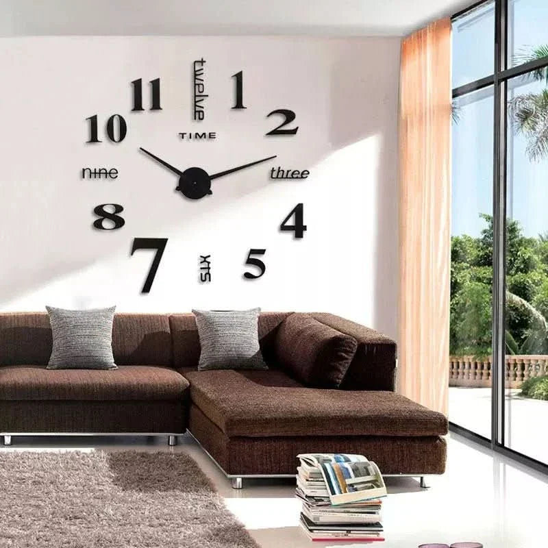Wanduhr | 3D Acryl Stilvoll DIY Langlebig Vielseitig Einzigartig Geschenk-Variante 13-Klein (40cm)-Luzern Mode