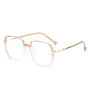 Hochwertige Anti-Blaulicht Lesebrille für Damen und Herren-Gold-+1.00-Luzern Mode