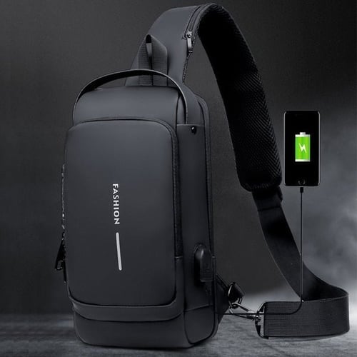 Diebstahlsicherer Rucksack mit USB-Ladeanschluss und Schloss-Luzern Mode
