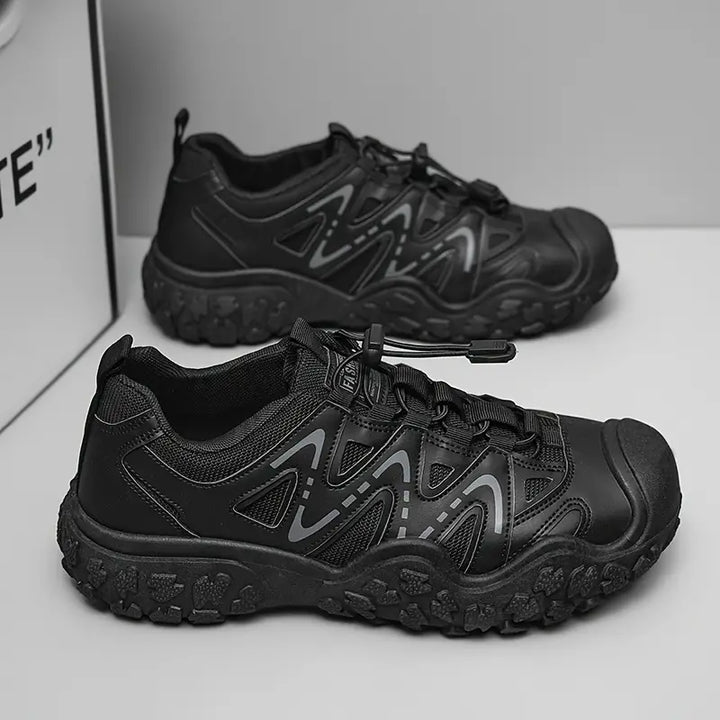 Herren Outdoor Wanderschuhe rutschfest und atmungsaktiv-Schwarz-38.5-Luzern Mode