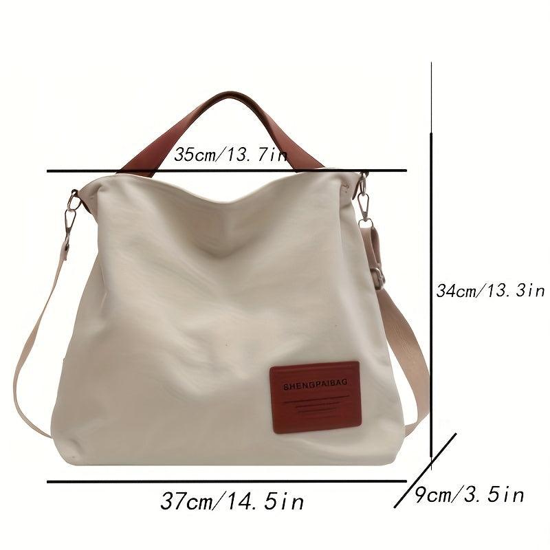 Einfache Canvas Schultertasche für Damen - Alltagstauglich-Luzern Mode