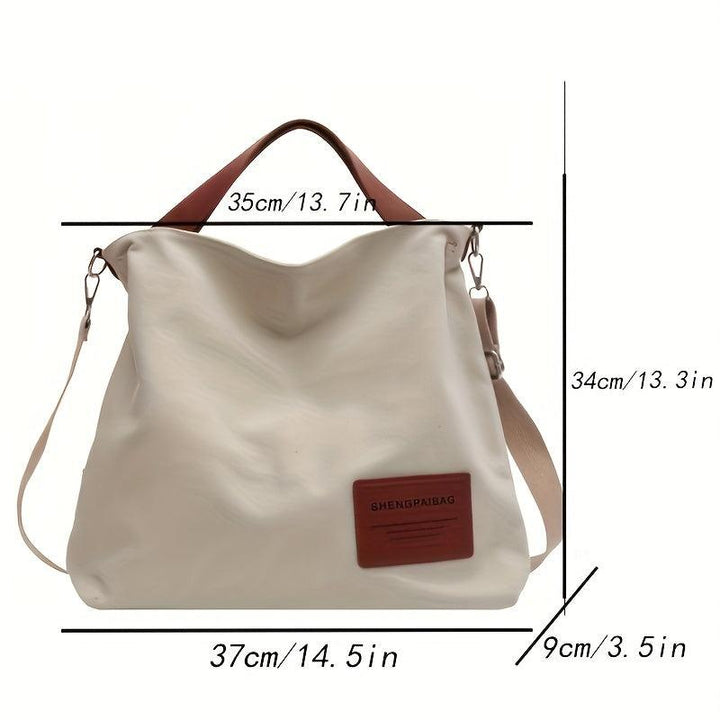 Einfache Canvas Schultertasche für Damen - Alltagstauglich-Luzern Mode