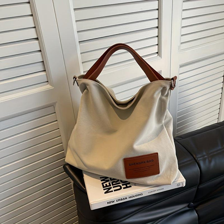 Einfache Canvas Schultertasche für Damen - Alltagstauglich-Luzern Mode