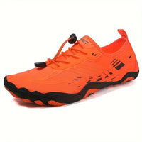 Herren Barfußschuhe für Outdoor Fitness und Sport-Orange-35-Luzern Mode