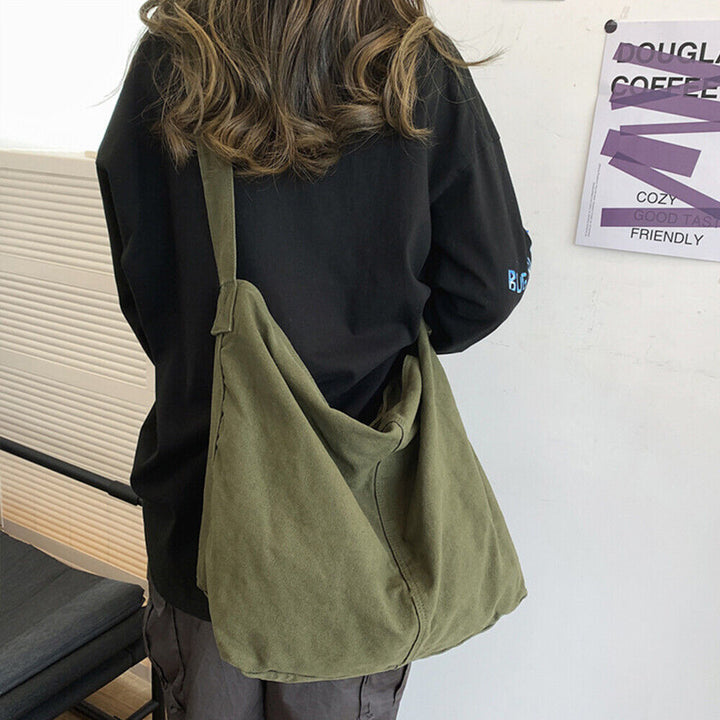 Leinen Schultertasche Damen - Stilvolle Handtasche Alltag-Grün-Luzern Mode