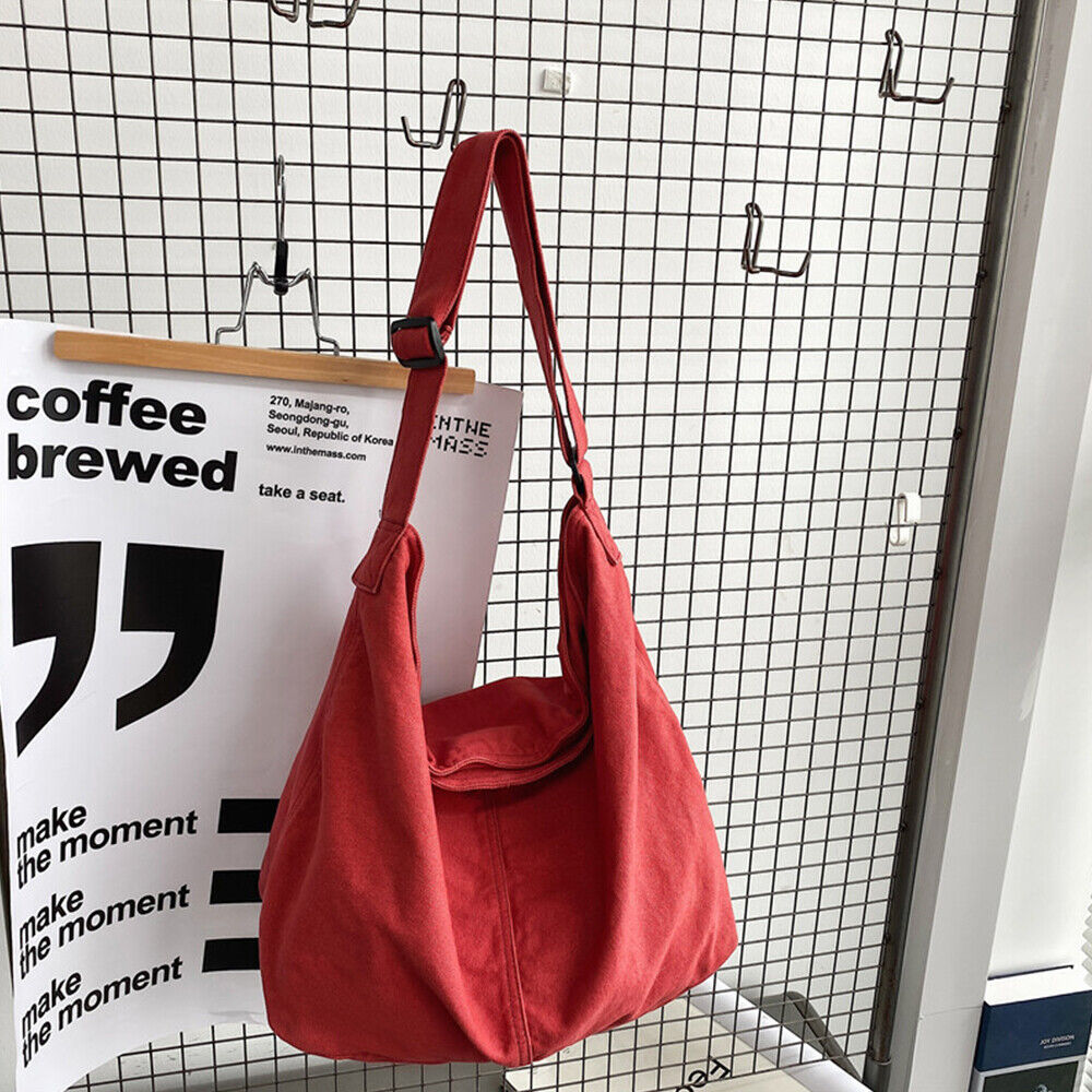 Leinen Schultertasche Damen - Stilvolle Handtasche Alltag-Rot-Luzern Mode