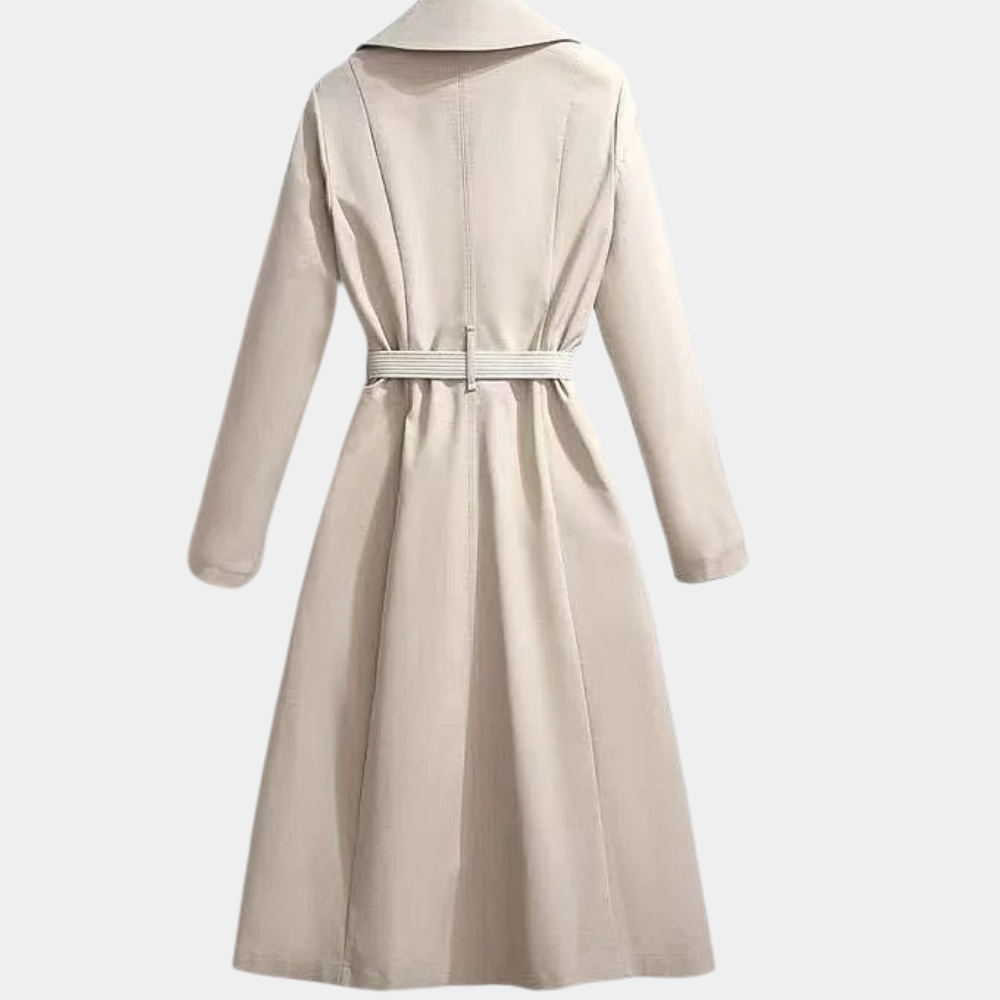 Damen Trenchcoat mit Gürtel - Eleganter Mantel für Herbst-Luzern Mode