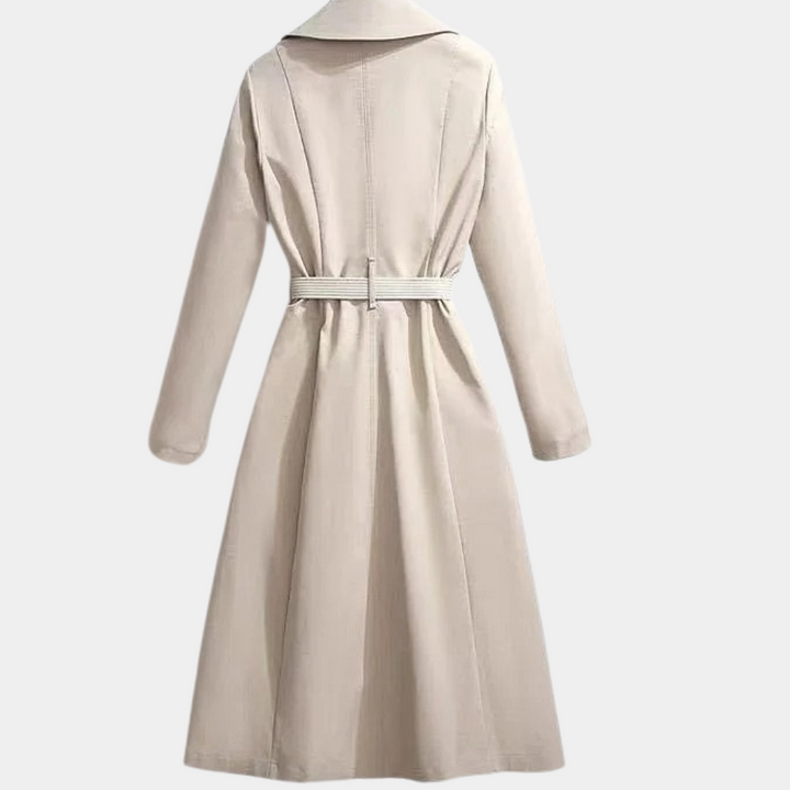 Damen Trenchcoat mit Gürtel - Eleganter Mantel für Herbst-Luzern Mode